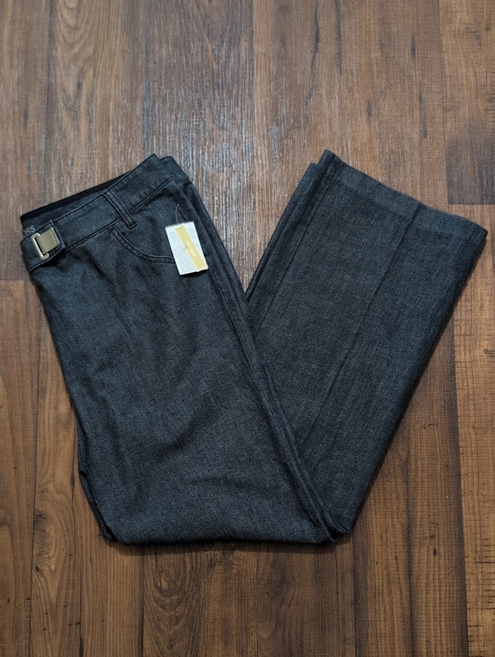 NWT MICHAEL Michael Kors Denim Wide Leg Pants - 14W